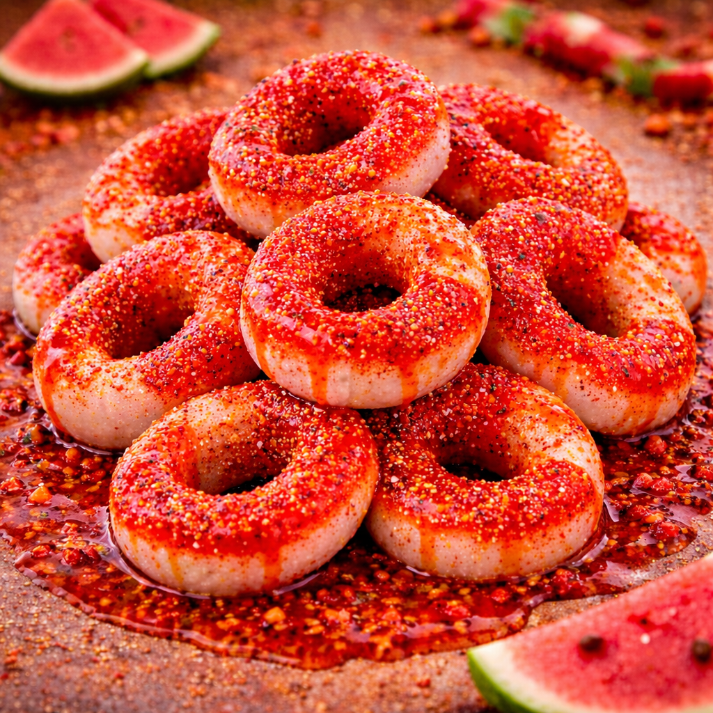 Enchilado Watermelon Rings