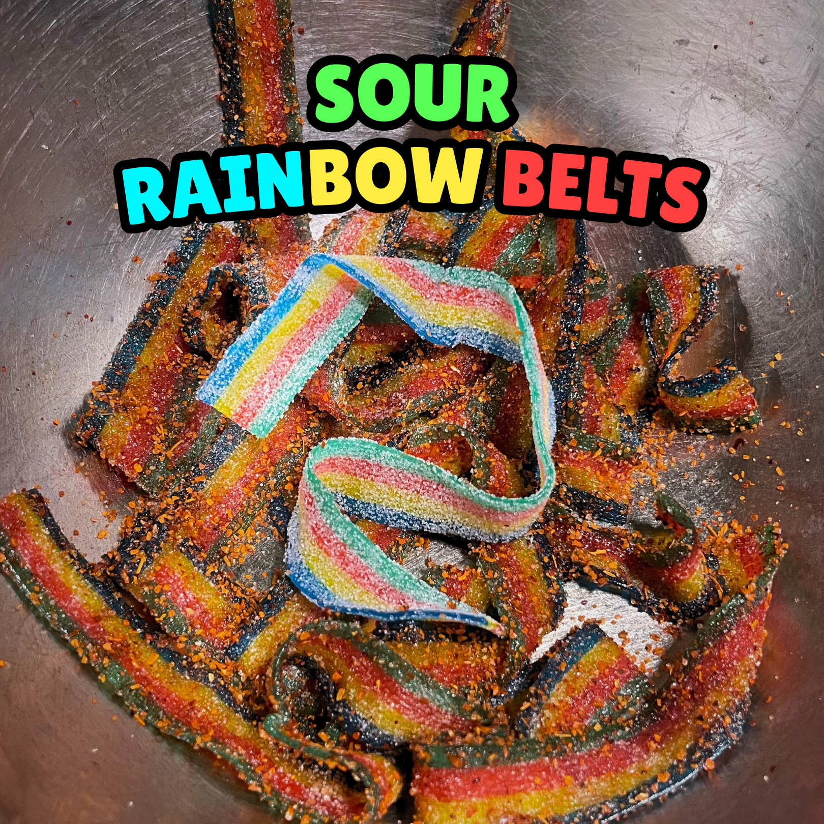Enchilado Sour Rainbow Belts