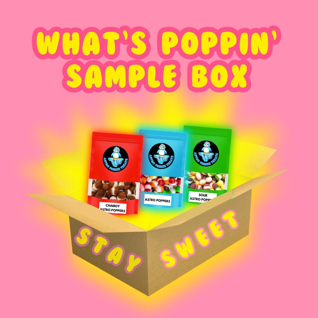 “What’s Poppin” SAMPLE BOX - ASTRO FREEZE TREATS